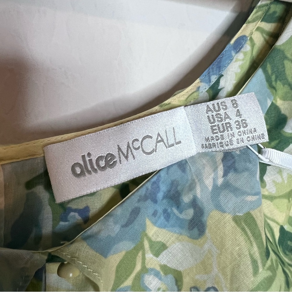 ALICE MCCALL Flawless Dress in Butter Blossom. Size 4 - Picture 11 of 14